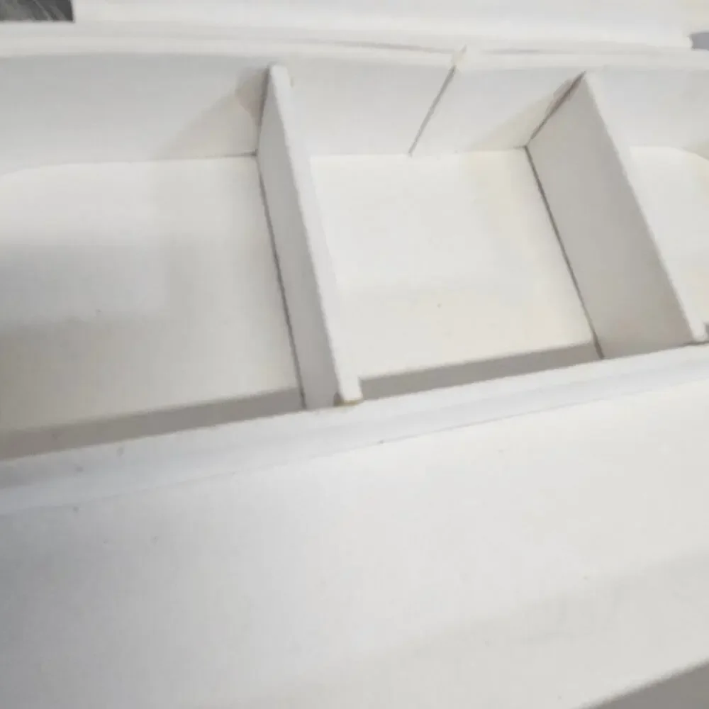 Target White Ivory Faux Leather Jewelry Box Organizer Case Gold Accent Display